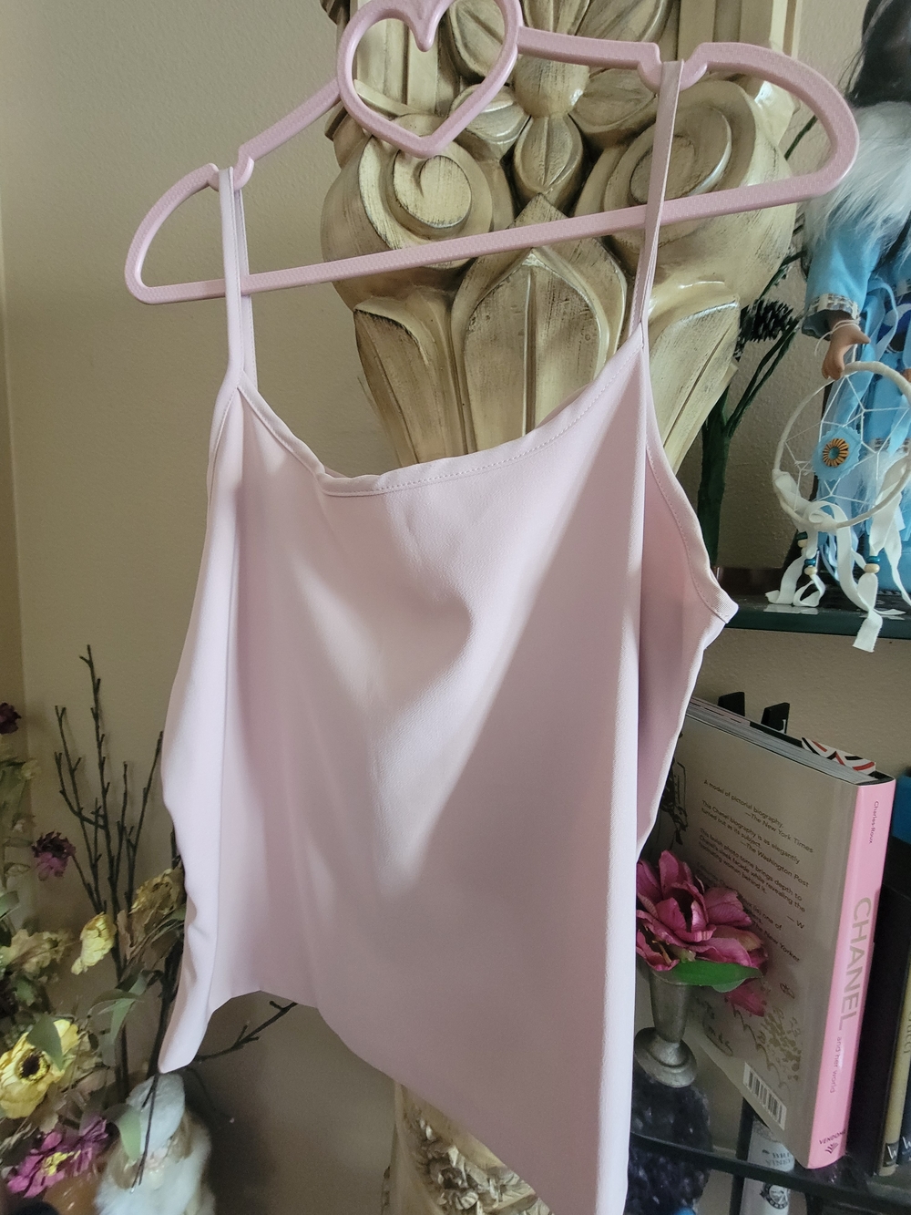 Rapid Transit Light Pink Women's Satin Cami Tank Top